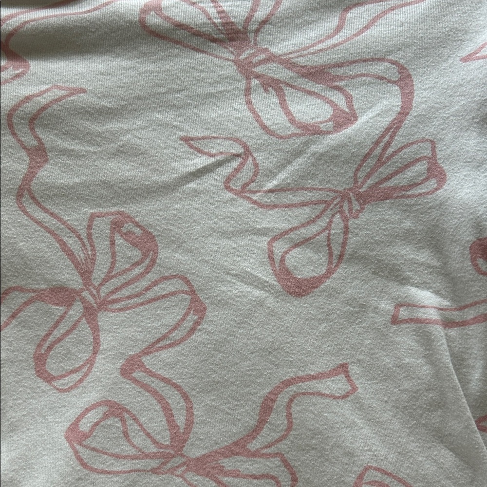 Pink Ribbon Print Short Sleeve Tee​ - Picture 3 of 4